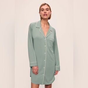 Women's Sage Green Sleep Shirt